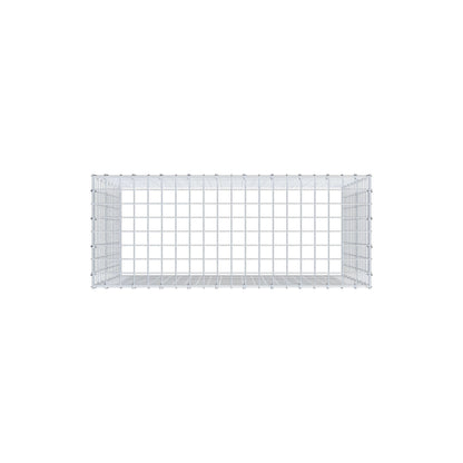 Fourche rapportée type 3 100 cm x 80 cm x 40 cm (L x H x P), mailles 5 cm x 5 cm, anneau en C