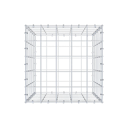 Gabbione 50 cm x 50 cm x 50 cm (L x H x P), maglia 10 cm x 10 cm, anello a C