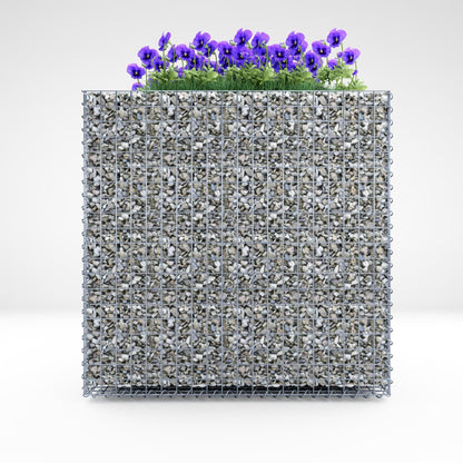 Hochbeet eckig 100 cm x 100 cm x 60 cm (L x H x T), Maschenweite 5 x 5 cm, Wandstärke 10 cm