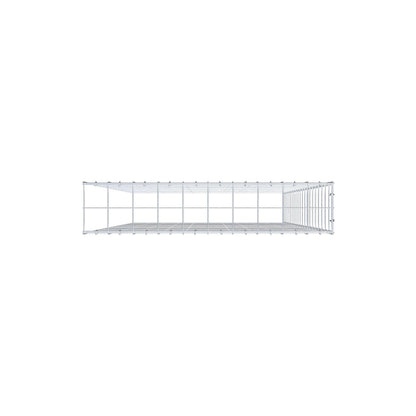 Mounted gabion type 4 200 cm x 100 cm x 20 cm (L x H x D), mesh size 10 cm x 10 cm, C-ring