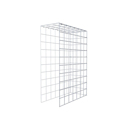 Opzetpaal type 4 100 cm x 70 cm x 30 cm (L x H x D), maaswijdte 10 cm x 10 cm, C-ring
