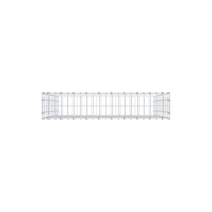 Schanskorf 100 cm x 100 cm x 20 cm (L x H x D), maaswijdte 5 x 10 cm, spiraalring