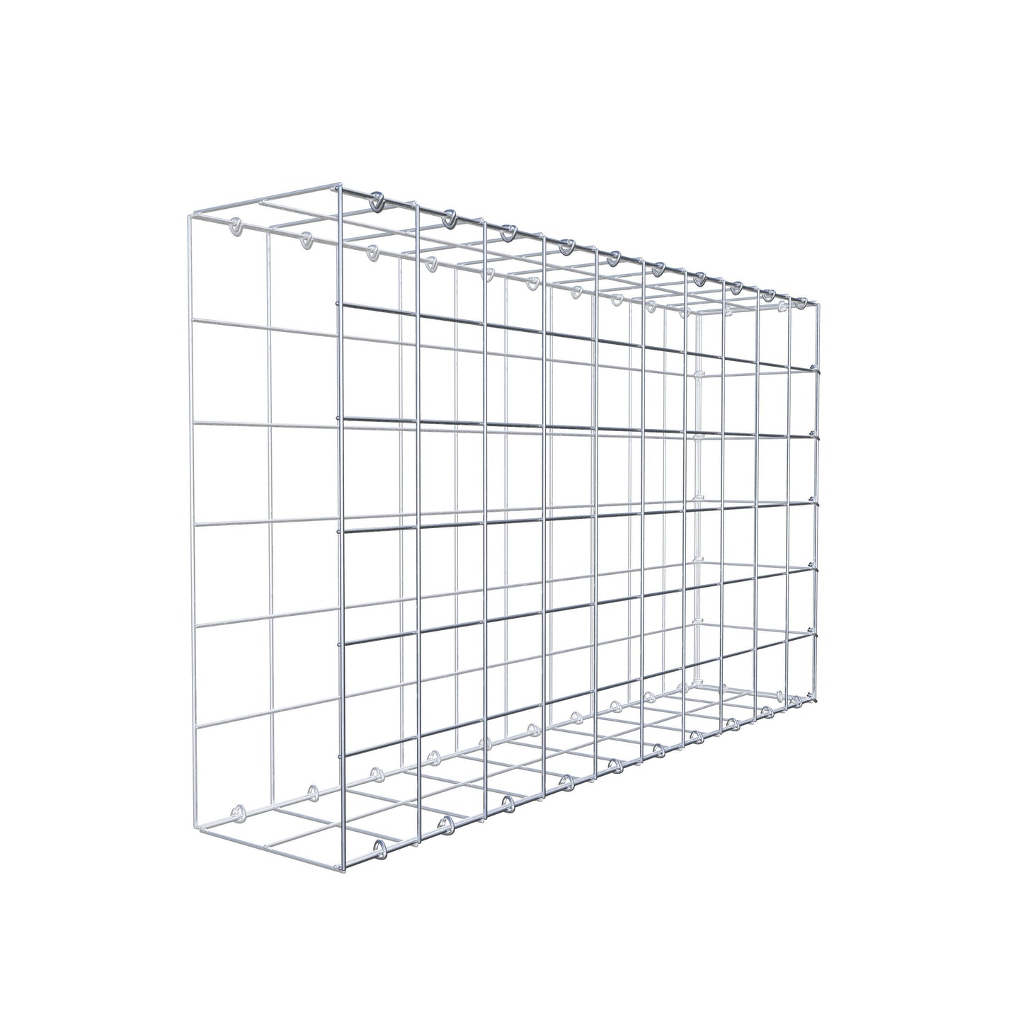 Type 2 oplegkorf 100 cm x 60 cm x 20 cm (L x H x D), maaswijdte 10 cm x 10 cm, C-ring