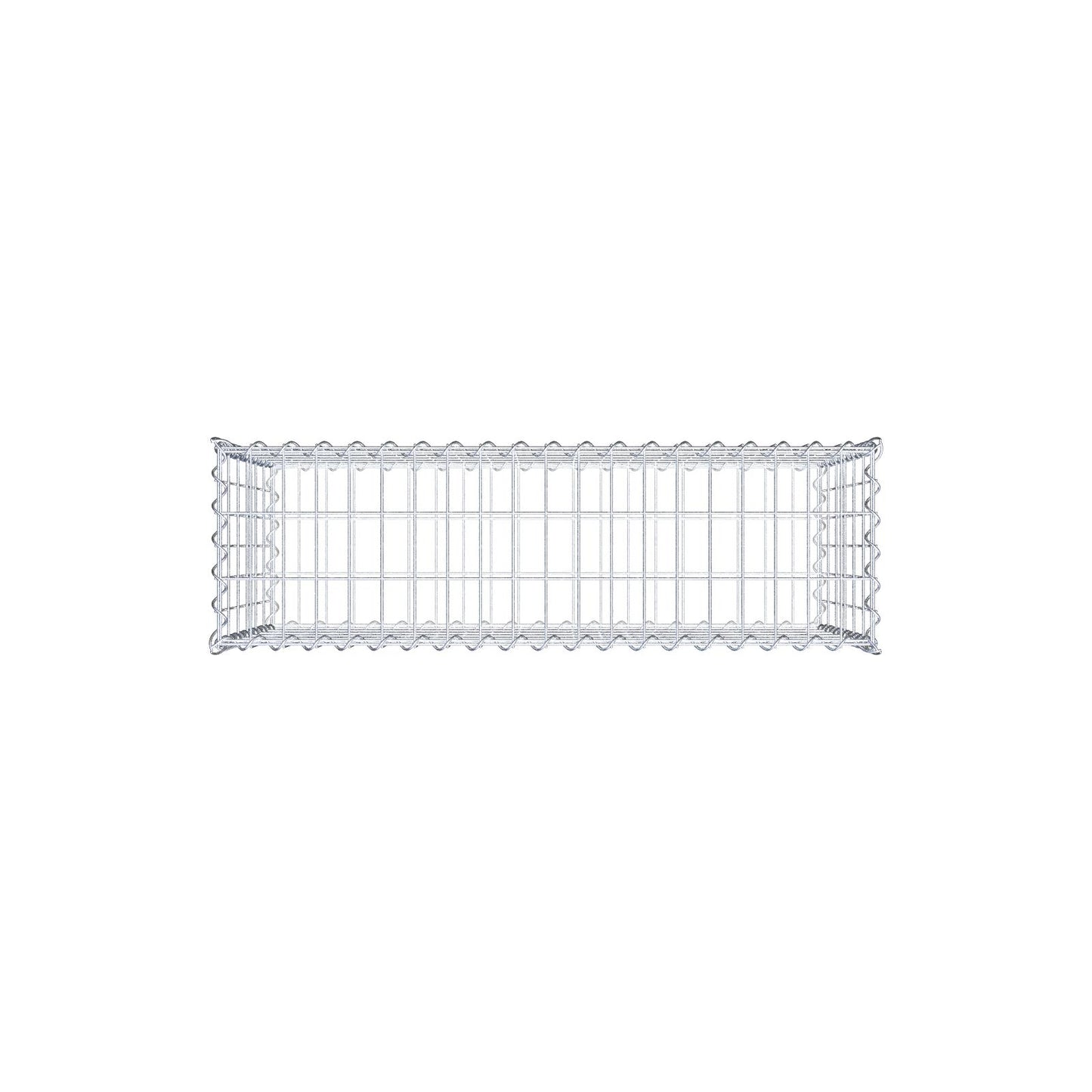 Gabion 100 cm x 60 cm x 30 cm (L x H x D), maskstorlek 5 cm x 10 cm, spiral