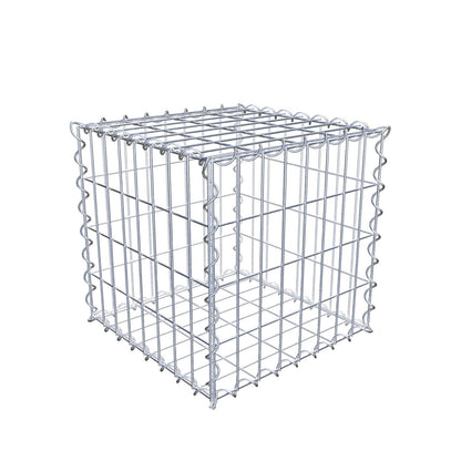 Gabbione 40 cm x 40 cm x 40 cm (L x H x P), maglia 5 cm x 10 cm, spirale
