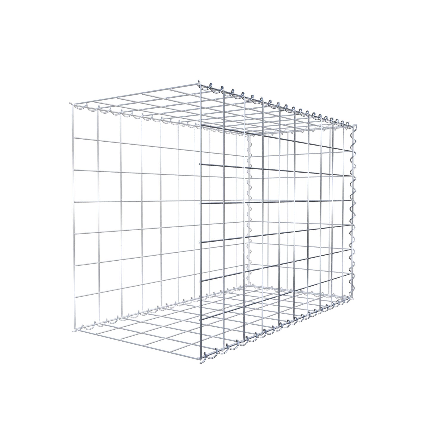Add-on schanskorf type 2 100 cm x 70 cm x 50 cm (L x H x D), maaswijdte 10 cm x 10 cm, spiraal