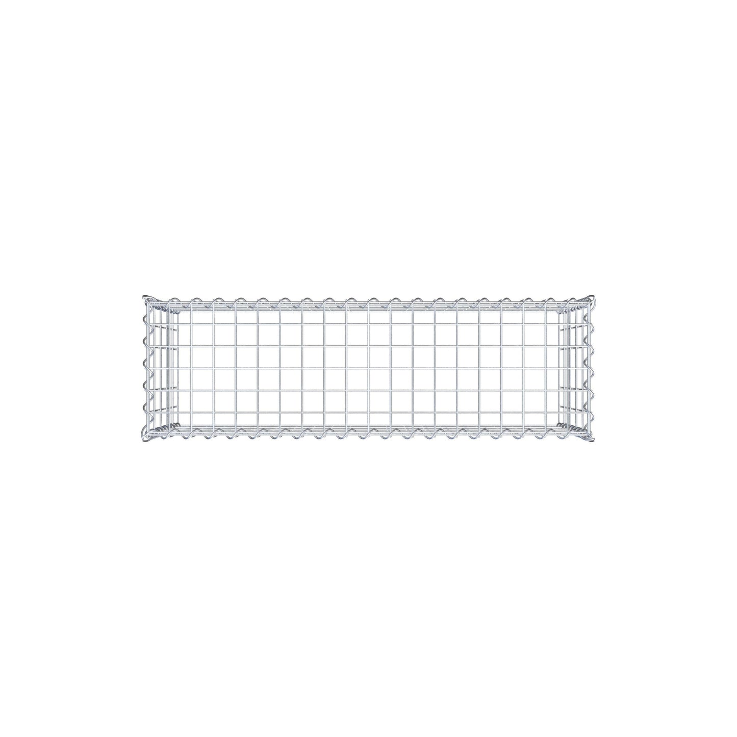 Anbaugabione Typ 3 100 cm x 50 cm x 30 cm (L x H x T), Maschenweite 5 cm x 10 cm, Spirale