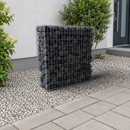 Schanskorf 100 cm x 100 cm x 30 cm (L x H x D), maaswijdte 5 cm x 10 cm, spiraal