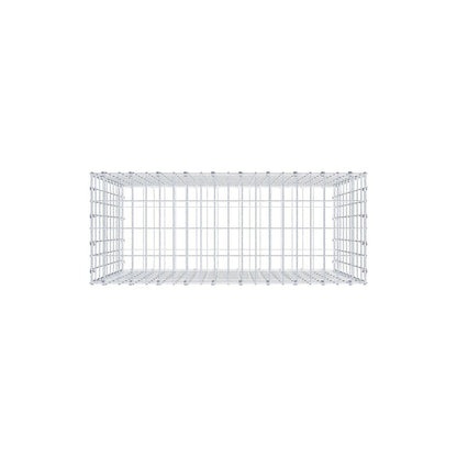 Schanskorf 100 cm x 90 cm x 40 cm (L x H x D), maaswijdte 5 x 10 cm, spiraalring