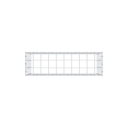 Type 3 oplegkorf 100 cm x 50 cm x 30 cm (L x H x D), maaswijdte 10 cm x 10 cm, C-ring