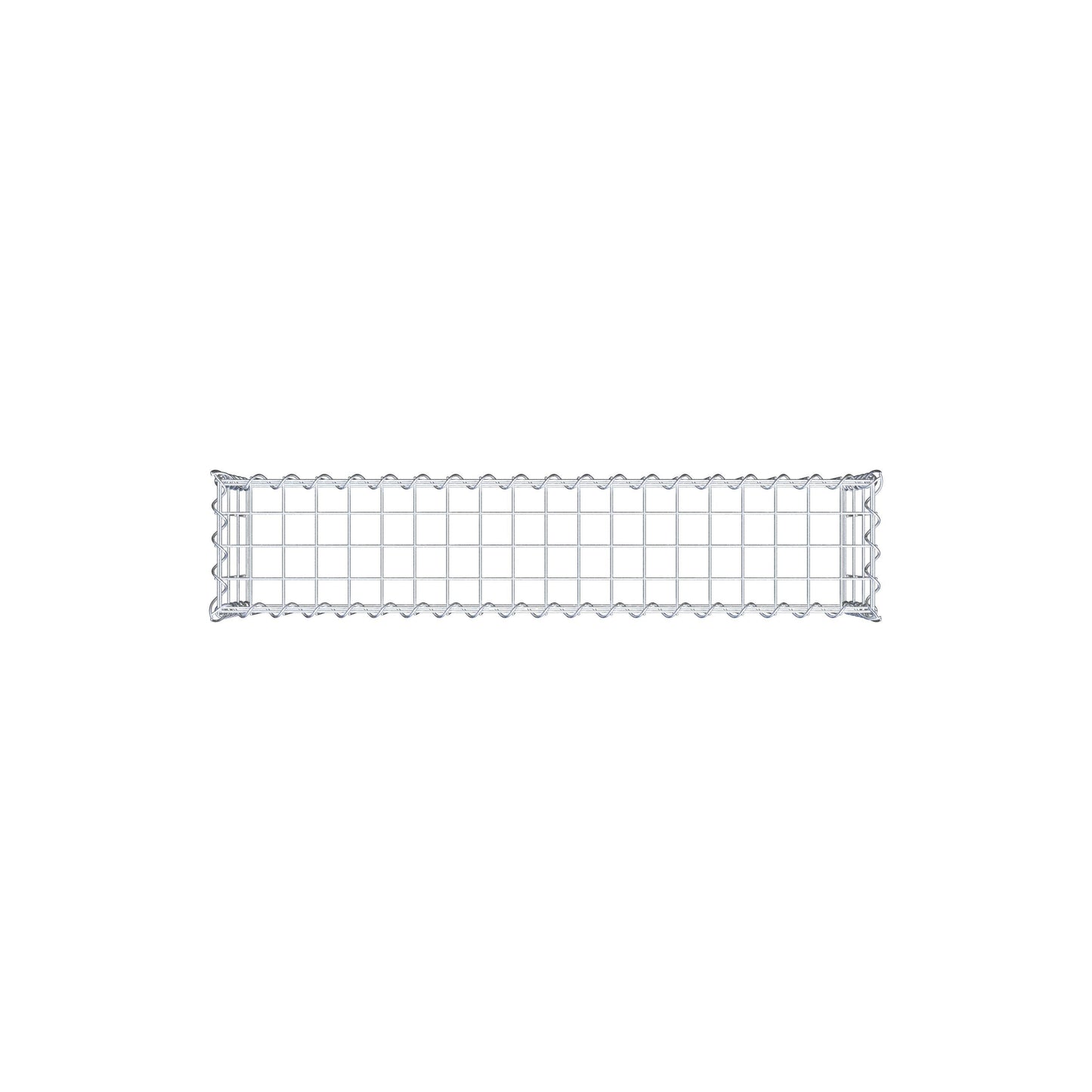 Anbaugabione Typ 3 100 cm x 30 cm x 20 cm (L x H x T), Maschenweite 5 cm x 10 cm, Spirale