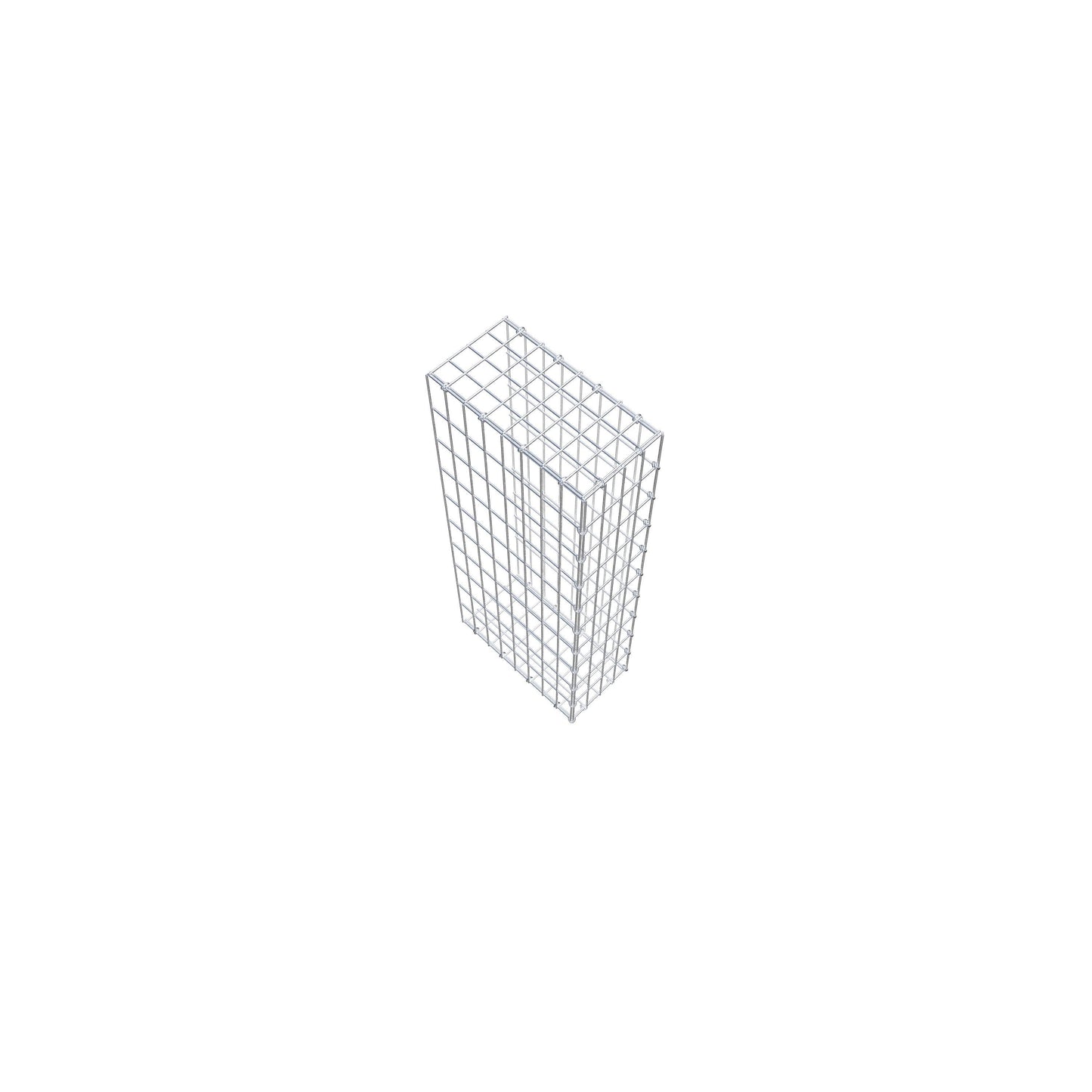 Anbaugabione Typ 2 100 cm x 40 cm x 20 cm, Maschenweite 5 cm x 10 cm, C-Ring