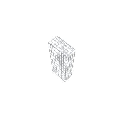 Anbaugabione Typ 2 100 cm x 40 cm x 20 cm, Maschenweite 5 cm x 10 cm, C-Ring