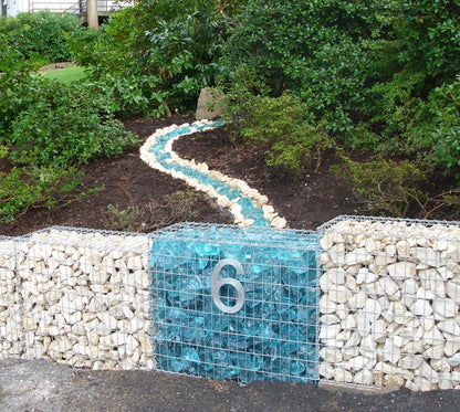 Schanskorf 100 cm x 80 cm x 40 cm (L x H x D), maaswijdte 5 cm x 10 cm, spiraalvormig