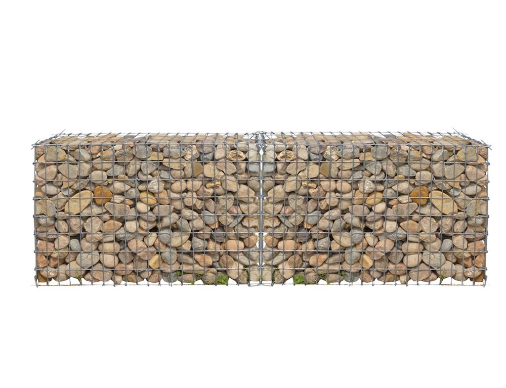 Plug-in gabion 104 cm x 81 cm x 34 cm (L x H x D), maskestørrelse 5 cm x 10 cm